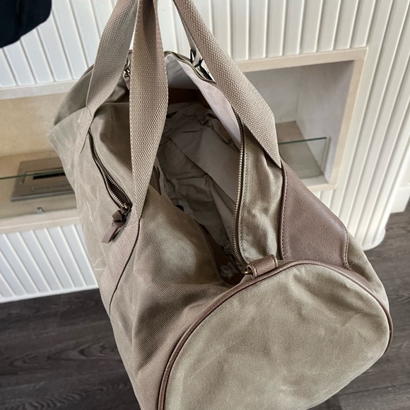 Canvas Travel Duffel Bag Khaki - Hearth
& Hand™ with Magnolia - Picture 8 of 8